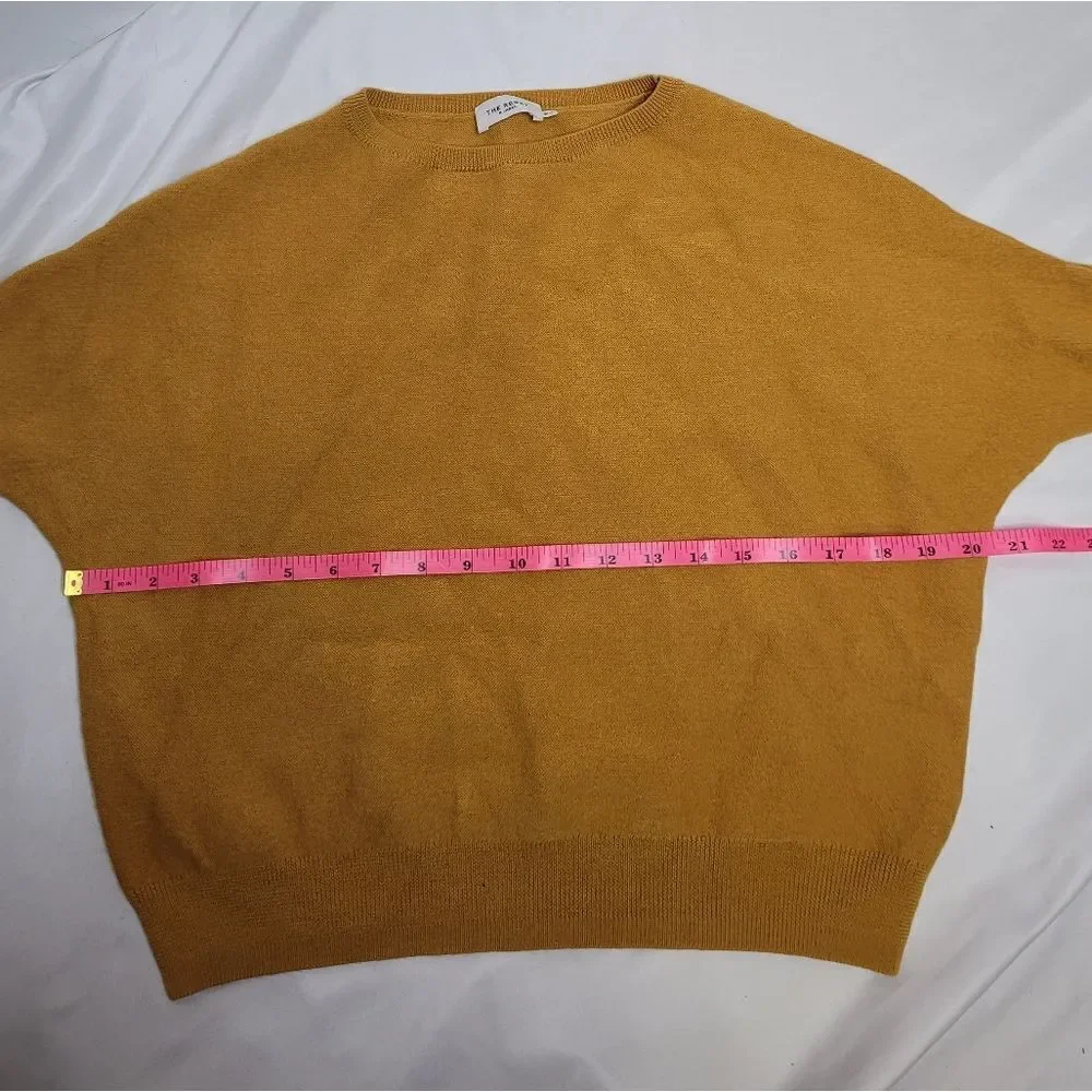 THE‎ RESET R Label gold essential pullover short sleeve sweater S/M